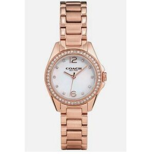 COACH Rose Gold Crystal Watch